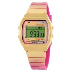 NWT Authentic Timex 80 Alarm 36mm Quartz Resin Strap Unisex Watch TW2V74400